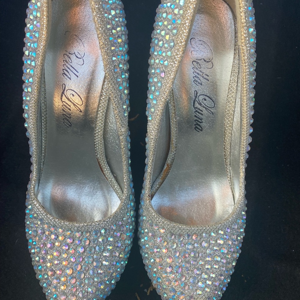 Rhinestone heels